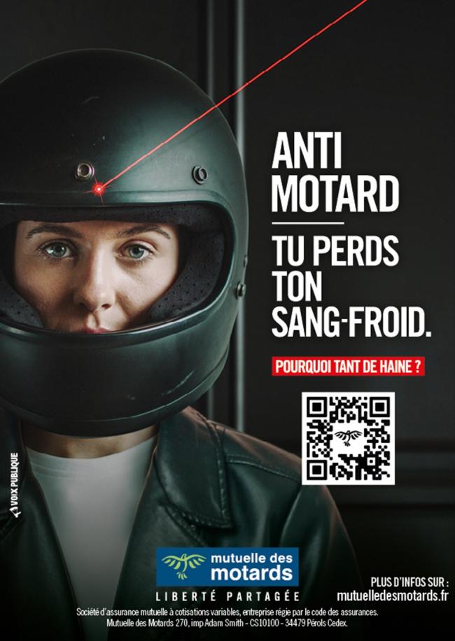 Antimotard tu perds ton sang froid