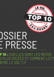Dossier presse top 10 moto volées