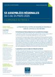 Première page du communiqué de presse sur les Assemblées régionales 2025