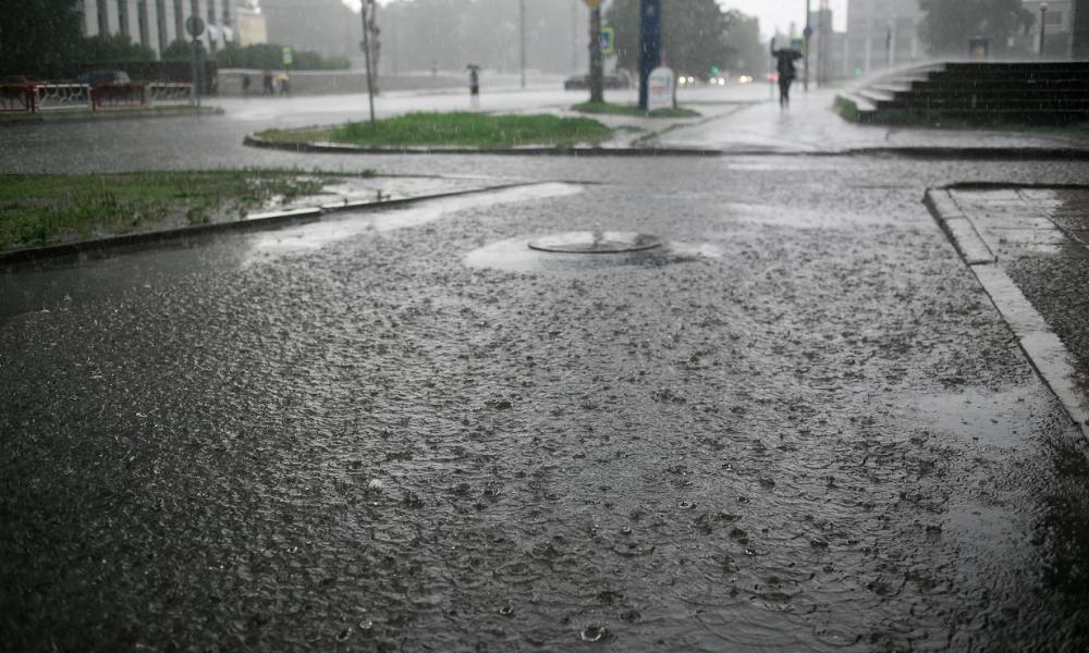 route inondée