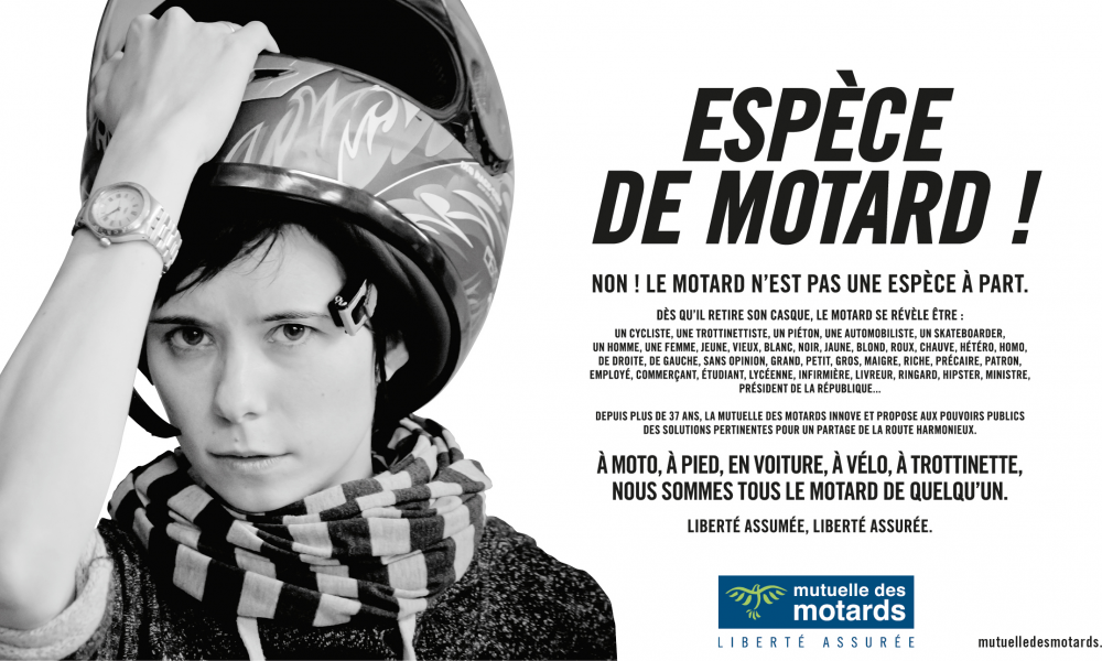 Espèce de motard