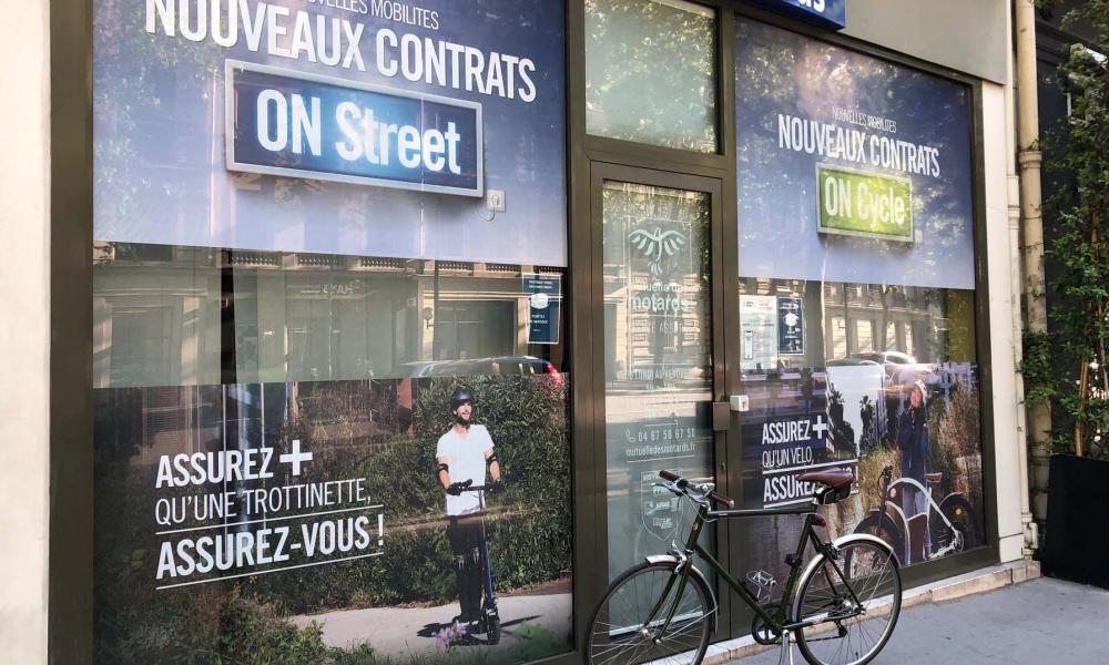 Vitrine bureau Haussmann