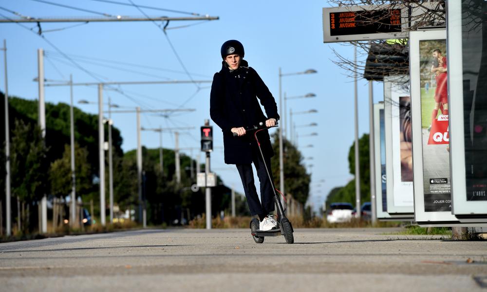 Trottinette électrique en ville