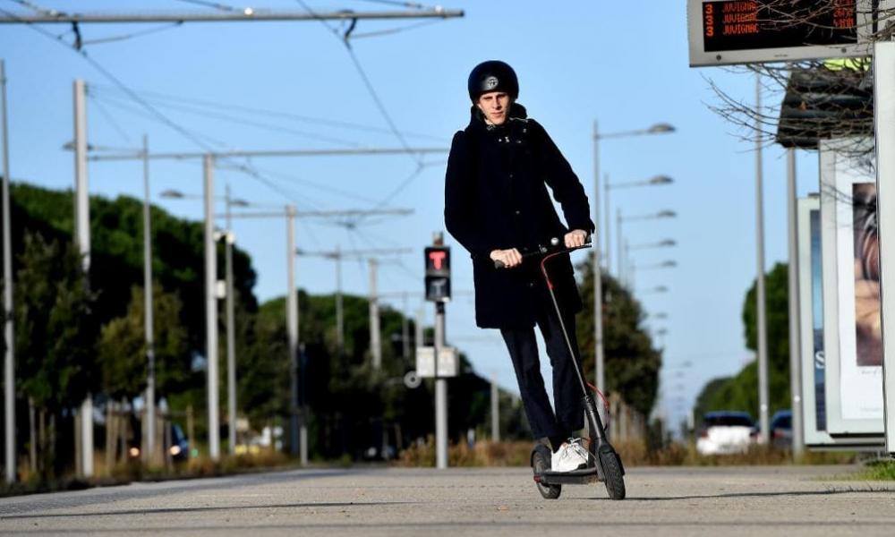 Trottinette électrique en ville